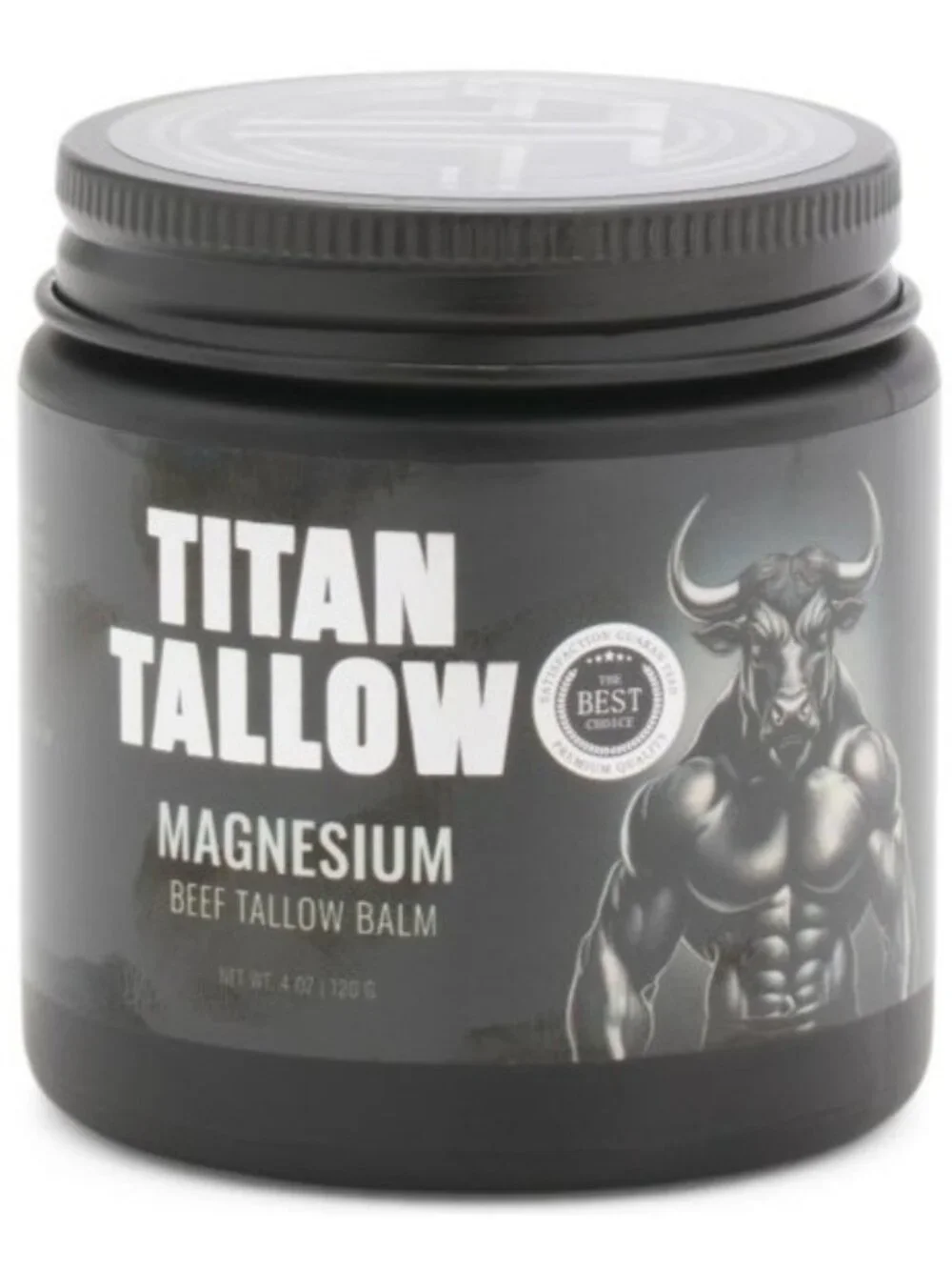 TITAN TALLOW Unscented Beef Tallow Balm With Magnesium for Skin,‎ Muscles, Sleep